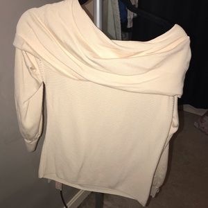 Off the shoulder sweater